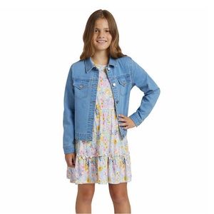 BCBG Youth Dress & Denim Jacket Set